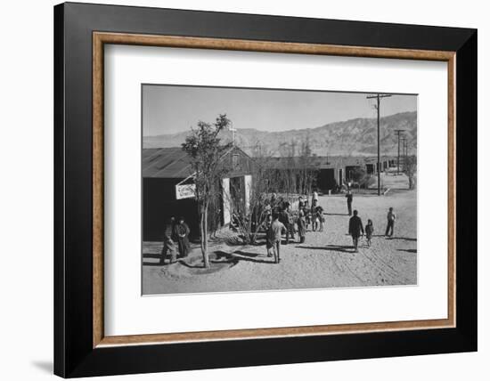 Catholic church, Manzanar Relocation Center, 1943-Ansel Adams-Framed Photographic Print