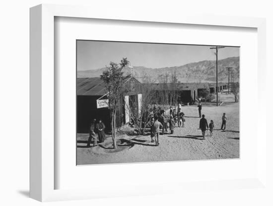 Catholic church, Manzanar Relocation Center, 1943-Ansel Adams-Framed Photographic Print