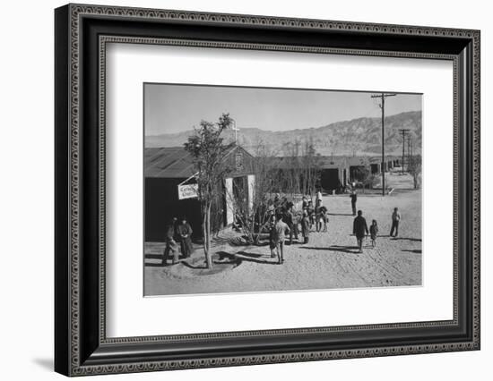 Catholic church, Manzanar Relocation Center, 1943-Ansel Adams-Framed Photographic Print