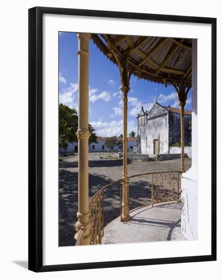 Catholic Church on the Main Square of Ibo Island, Part of the Quirimbas Archipelago, Mozambique-Julian Love-Framed Photographic Print