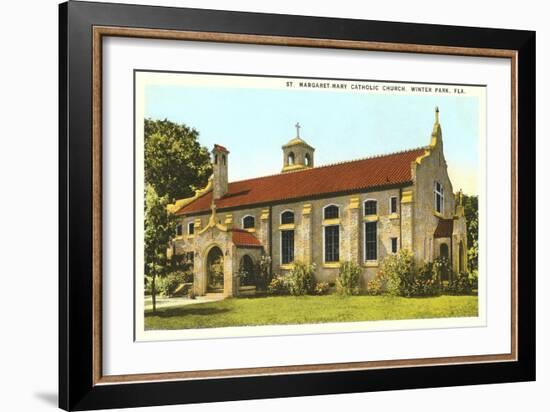 Catholic Church, Winter Park, Florida-null-Framed Art Print