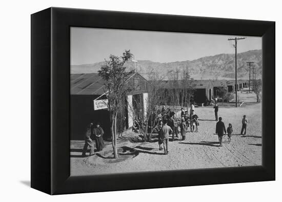 Catholic Church-Ansel Adams-Framed Stretched Canvas