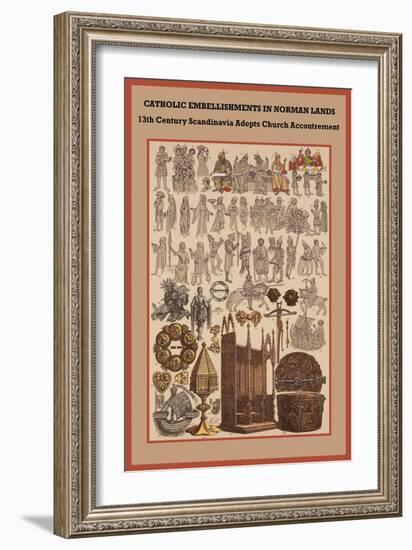 Catholic Embellishments in Norman Lands-Friedrich Hottenroth-Framed Art Print