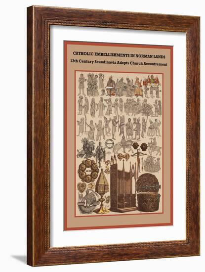 Catholic Embellishments in Norman Lands-Friedrich Hottenroth-Framed Art Print