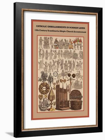 Catholic Embellishments in Norman Lands-Friedrich Hottenroth-Framed Art Print