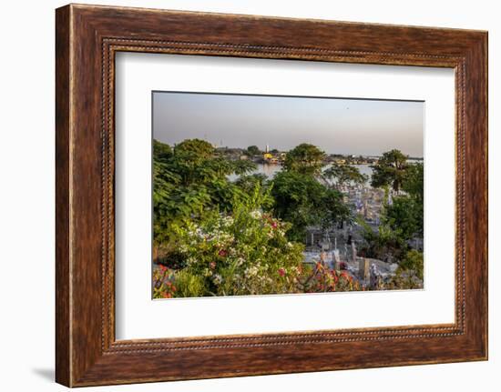 Catholic graveyard in Fadiouth, Senegal, West Africa, Africa-Godong-Framed Photographic Print