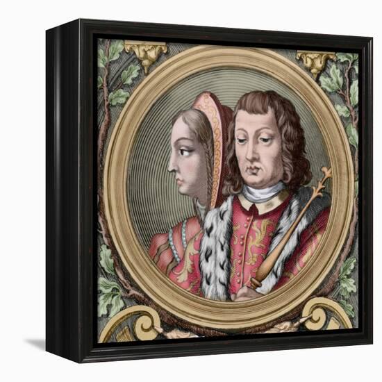 Catholic Kings, Isabella and Ferdinand, Spain-null-Framed Premier Image Canvas