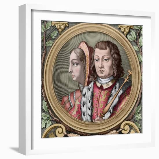 Catholic Kings, Isabella and Ferdinand, Spain-null-Framed Giclee Print