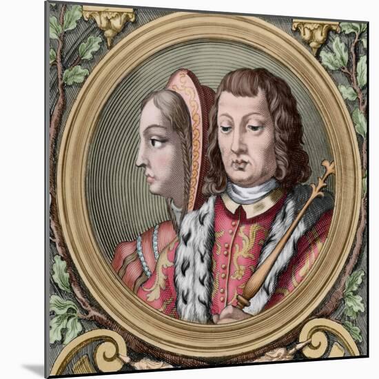 Catholic Kings, Isabella and Ferdinand, Spain-null-Mounted Giclee Print