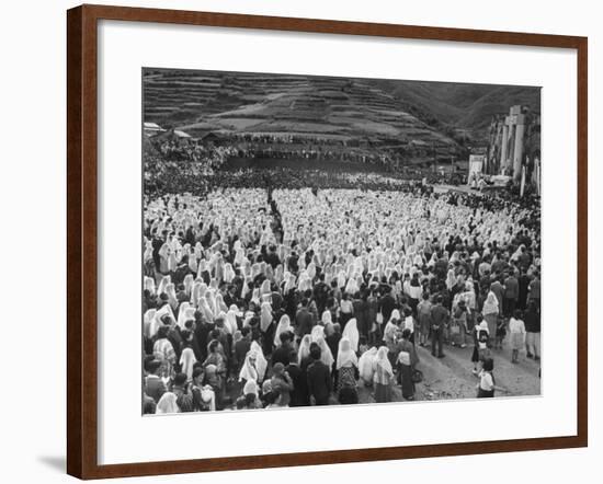 Catholic Pilgramige to St. Francis Xavier 4th Centenial Mass-null-Framed Photographic Print