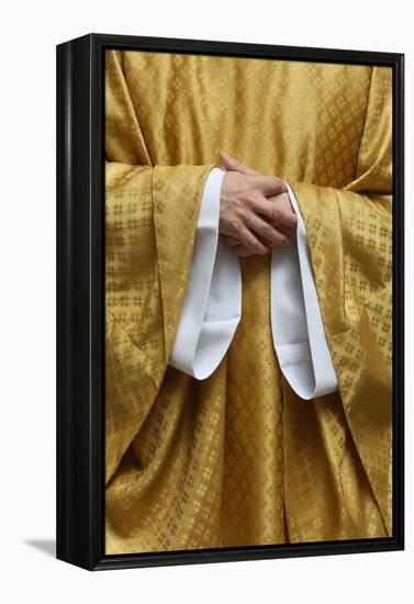 Catholic Priest, Paris, France, Europe-Godong-Framed Premier Image Canvas