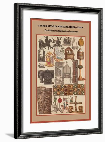 Catholicism Dominates Ornament-Friedrich Hottenroth-Framed Art Print