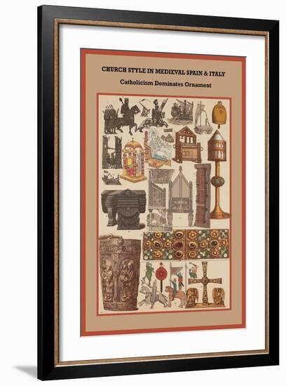 Catholicism Dominates Ornament-Friedrich Hottenroth-Framed Art Print