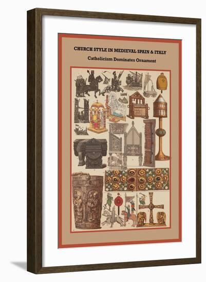 Catholicism Dominates Ornament-Friedrich Hottenroth-Framed Art Print