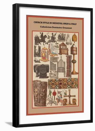 Catholicism Dominates Ornament-Friedrich Hottenroth-Framed Art Print