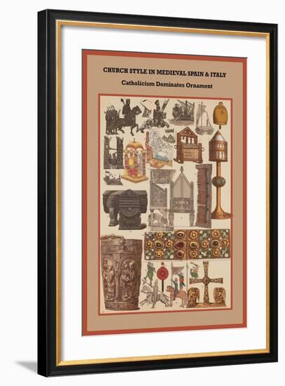 Catholicism Dominates Ornament-Friedrich Hottenroth-Framed Art Print