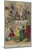 Catholics Praying before a Statue of the Virgin Mary-null-Mounted Giclee Print