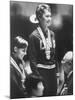 Cathy Ferguson Smiling Being Awarded the Gold Medal at Summer Olympic Games-Art Rickerby-Mounted Premium Photographic Print