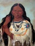 George Catlin Native American With War Club-Catlin-Art Print