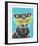 Catnip-Print Mafia-Framed Serigraph