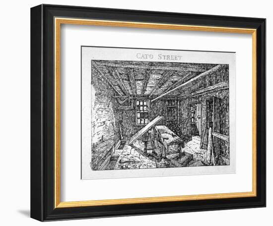 Cato Street Conspiracy, 1820-William Henry Harriott-Framed Giclee Print