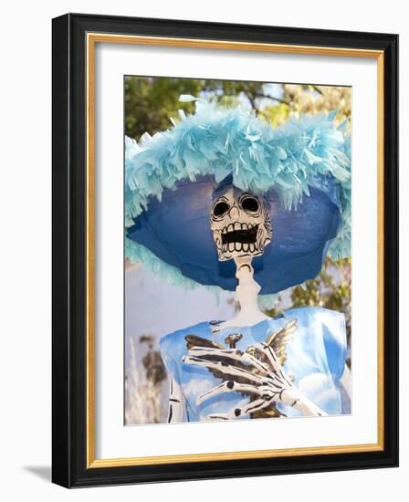 Catrina Skeleton, San Miguel De Allende, Mexico-Merrill Images-Framed Photographic Print