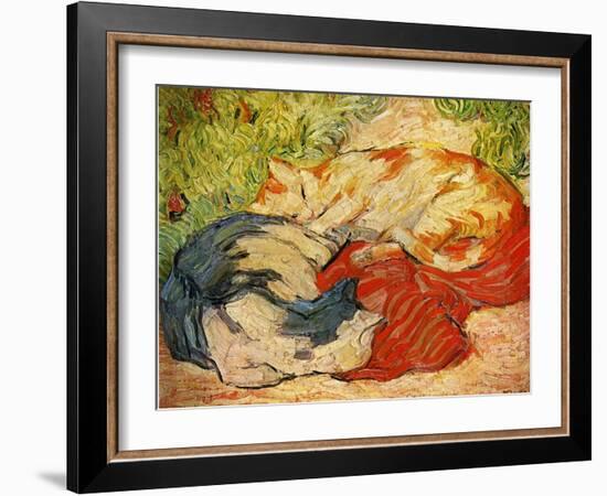 Cats, 1909-10-Franz Marc-Framed Giclee Print