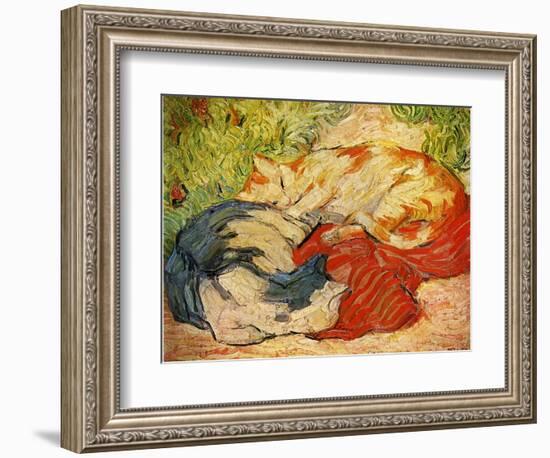 Cats, 1909-10-Franz Marc-Framed Giclee Print