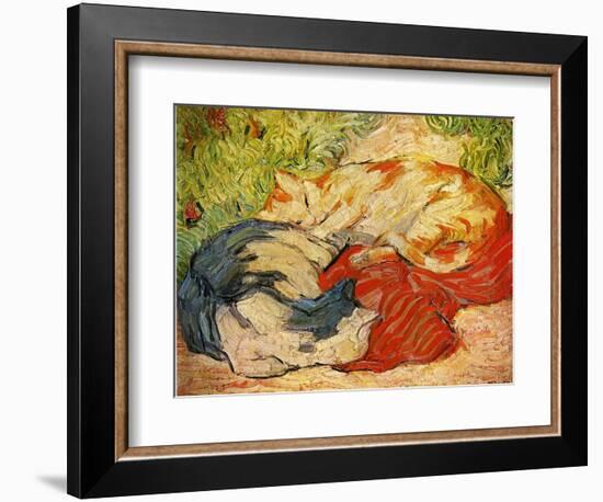 Cats, 1909-10-Franz Marc-Framed Giclee Print
