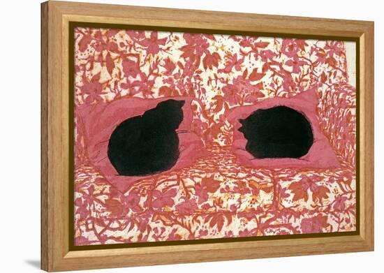 Cats, 1988-Lucy Willis-Framed Premier Image Canvas