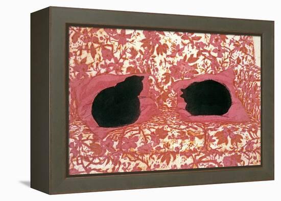 Cats, 1988-Lucy Willis-Framed Premier Image Canvas