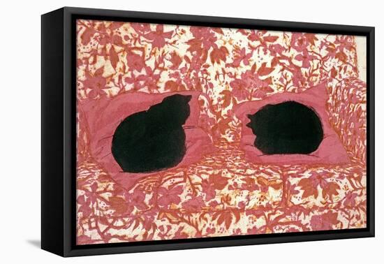 Cats, 1988-Lucy Willis-Framed Premier Image Canvas