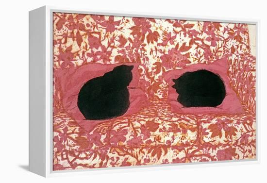 Cats, 1988-Lucy Willis-Framed Premier Image Canvas