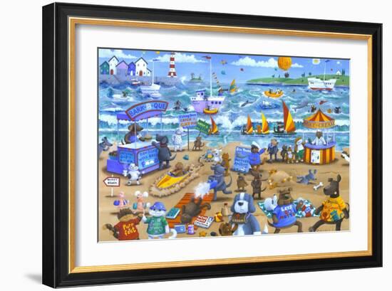 Cats and Dogs-Peter Adderley-Framed Art Print