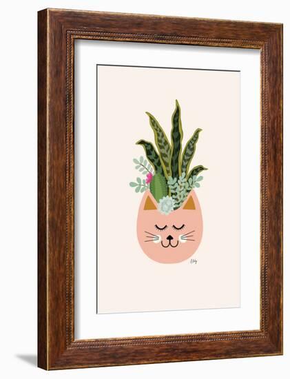 Cats and Plants-Annie Bailey Art-Framed Art Print