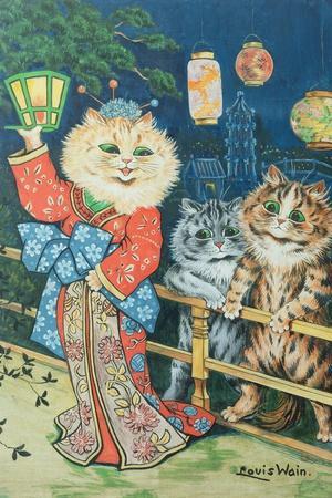 Louis Wain Cats' Giclee Print - Louis Wain