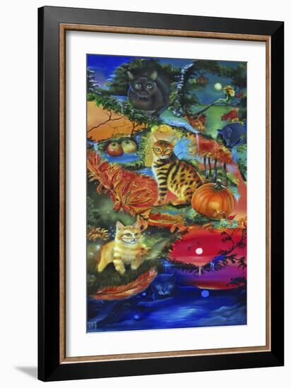 Cats in Season-Sue Clyne-Framed Giclee Print