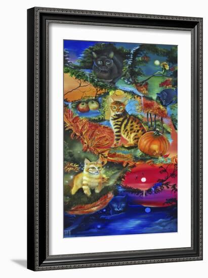 Cats in Season-Sue Clyne-Framed Giclee Print