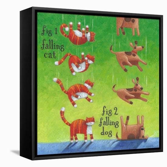 Cats Land on their Feet-Peter Adderley-Framed Stretched Canvas