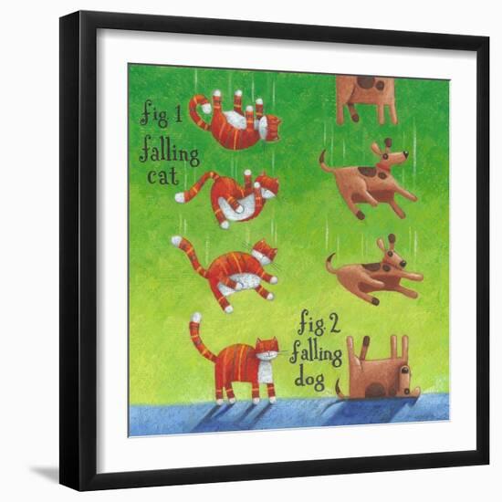 Cats Land on their Feet-Peter Adderley-Framed Art Print