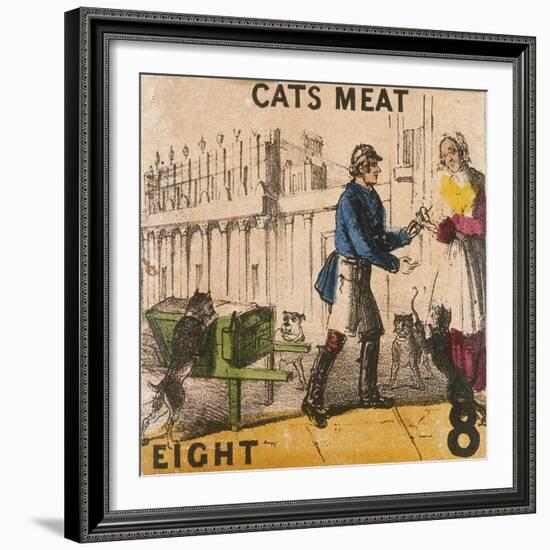 Cats Meat, Cries of London, C1840-TH Jones-Framed Giclee Print