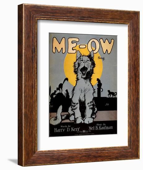 Cats Meow, USA, 1920-null-Framed Giclee Print