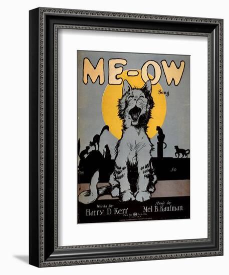 Cats Meow, USA, 1920-null-Framed Giclee Print