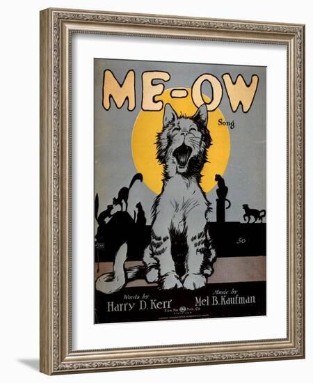 Cats Meow, USA, 1920-null-Framed Giclee Print