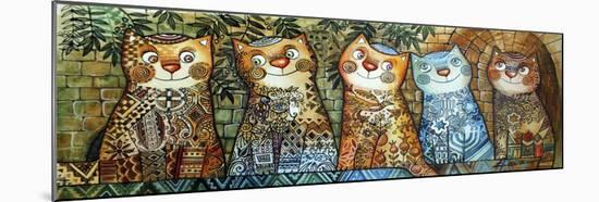 Cats of Israel-Oxana Zaika-Mounted Giclee Print