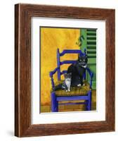 Cats of Provence (Chats de Provence)-Isy Ochoa-Framed Giclee Print