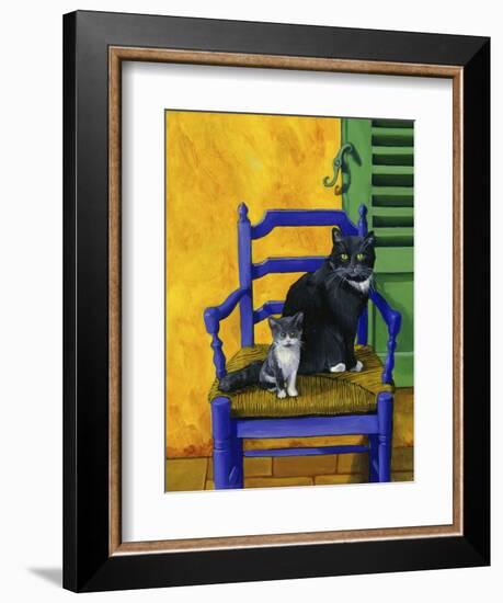 Cats of Provence (Chats de Provence)-Isy Ochoa-Framed Giclee Print