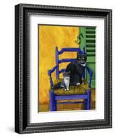 Cats of Provence (Chats de Provence)-Isy Ochoa-Framed Giclee Print