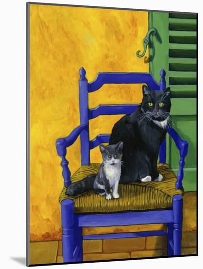 Cats of Provence (Chats de Provence)-Isy Ochoa-Mounted Giclee Print
