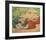 Cats on a Red Blanket-Franz Marc-Framed Giclee Print